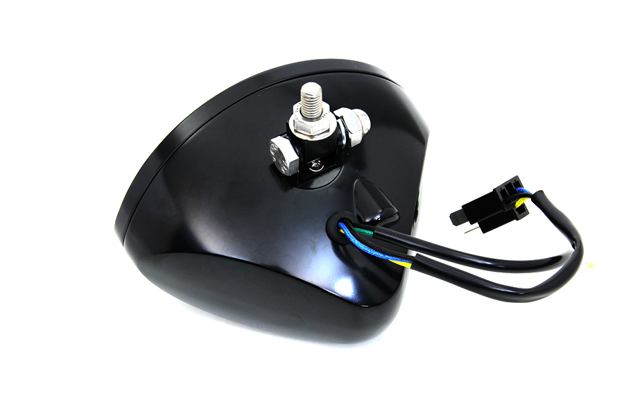 Black Oval Style Headlamp