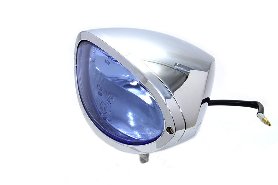 Chrome Oval Style Headlamp