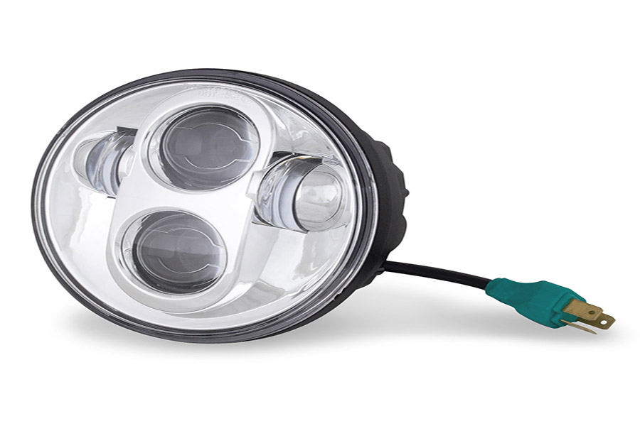 Cyron Urban 5-3/4 LED Headlamp Unit Chrome