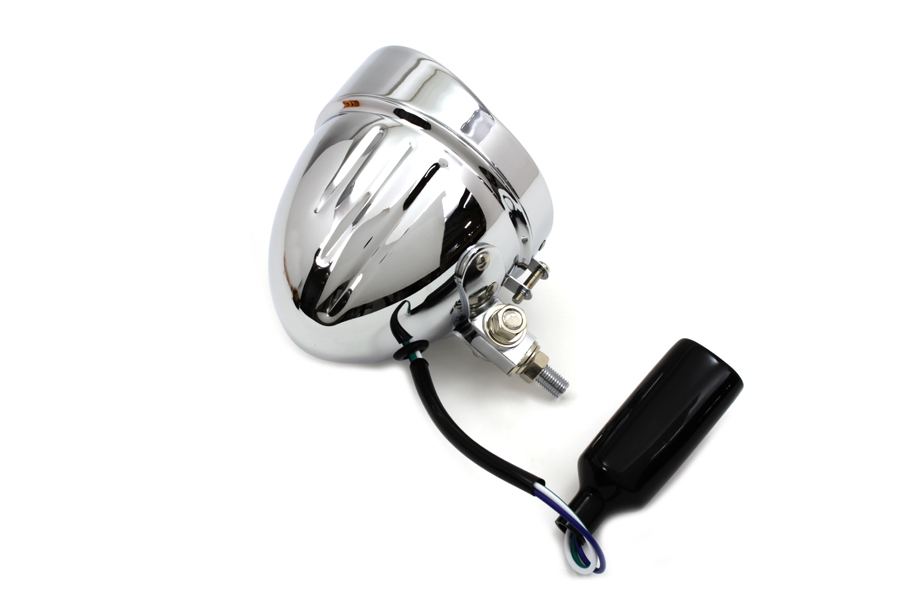Round Headlamp Chrome