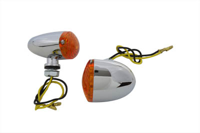Mini Marker Lamp Set Cateye Style Amber Lens
