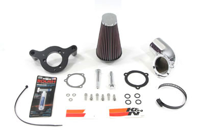 K&N 2001-up ST, FLT & FXD Big Twins Air Charger Intake Kit