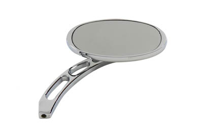 Cateye Mirror with Billet Girder Stem Chrome