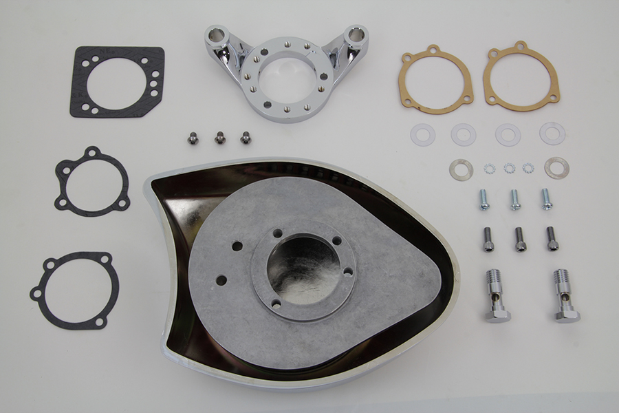 Chrome Wyatt Gatling Air Cleaner Assembly