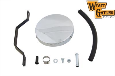 Chrome Smooth 1972-1989 Big Twin & XL 5-3/4" Air Cleaner