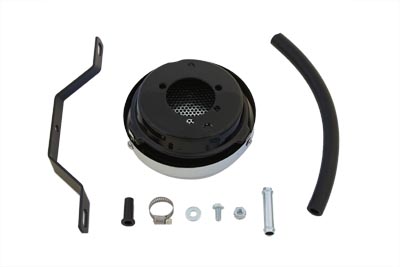 Chrome Smooth 1972-1989 Big Twin & XL 5-3/4" Air Cleaner