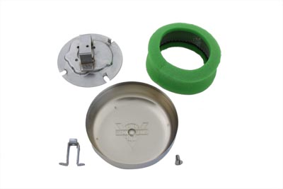 Chrome V-logo Air Cleaner for 1941-1952 UL & WL