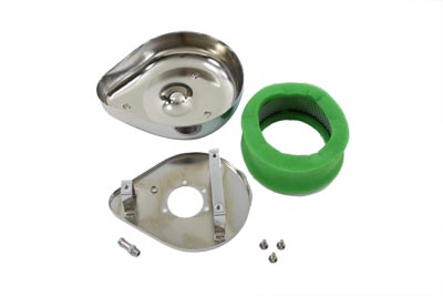 Chrome Tear Drop Air Cleaner Assembly