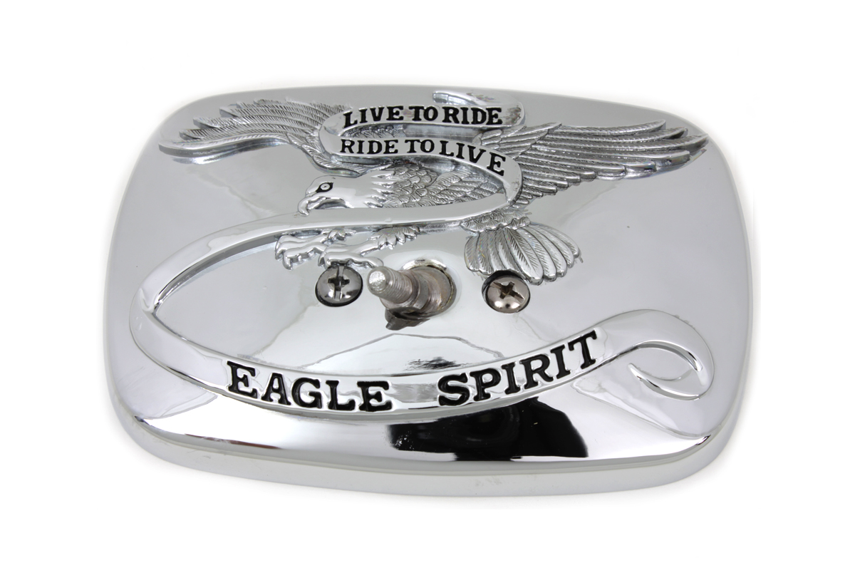 Chrome Eagle Spirit Mirror Head