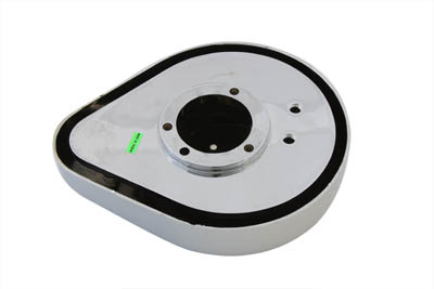 Tear Drop Air Cleaner Kit Chrome Flame
