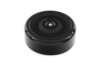 Black Round Bobbed Style 7 Air Cleaner Cover