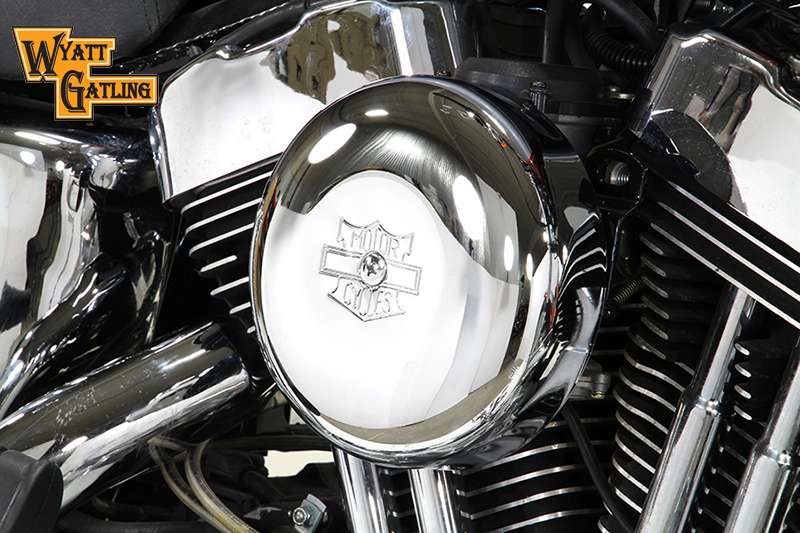 Chrome Wyatt Gatling Air Cleaner Assembly