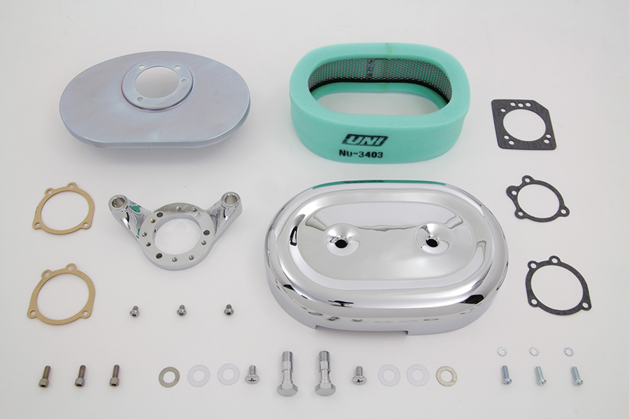 Chrome Wyatt Gatling Air Cleaner Assembly