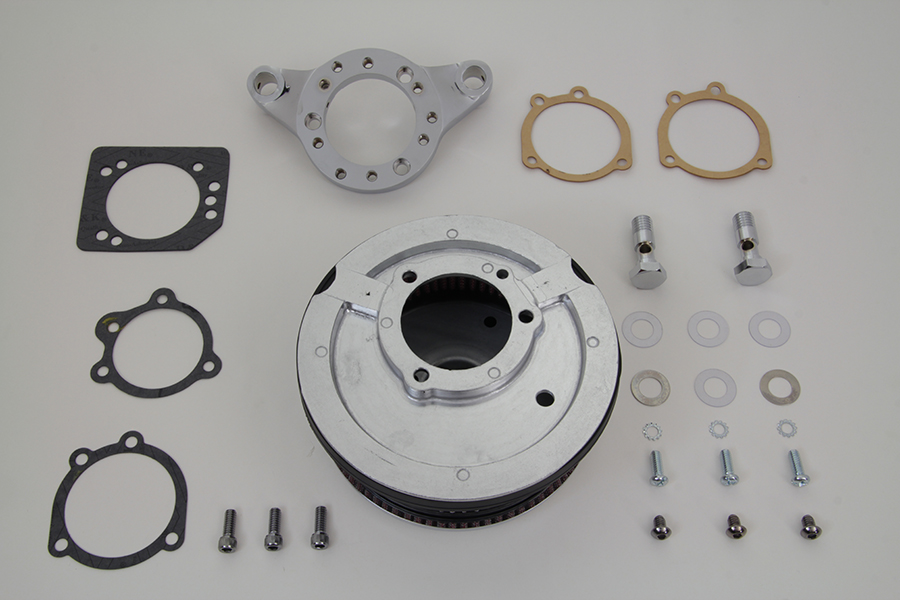 Chrome Wyatt Gatling Air Cleaner Assembly