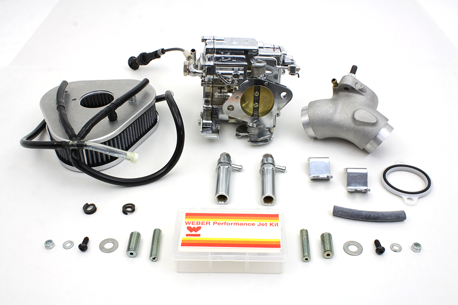 Billet Weber 1999-UP FLST-FXD-FXST 88" Carburetor Kit