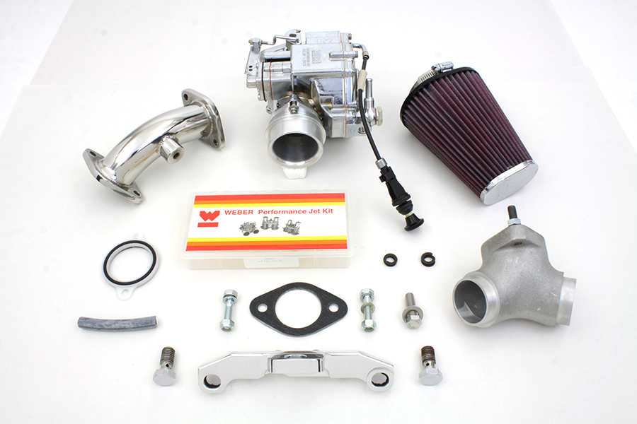 Weber 80" Carburetor Kit for 1984-1998 FX & FL Big Twins