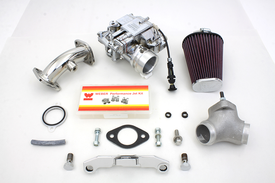 Weber 80" Carburetor Kit for 1984-1998 FX & FL Big Twins