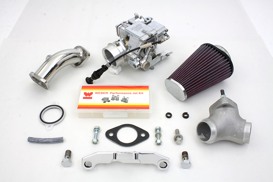 Weber 80" Carburetor Kit for 1984-1998 FX & FL Big Twins