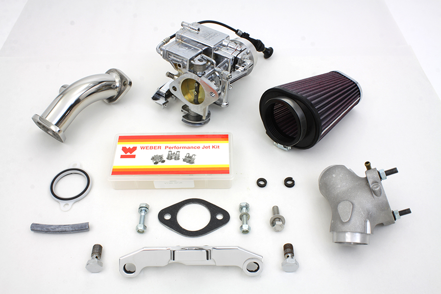 Weber 80" Carburetor Kit for 1984-1998 FX & FL Big Twins
