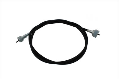 V-Twin 36-0604 42-1//2 Black Speedometer Cable