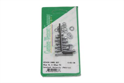 Keihin Carburetor CV Screw Kit Chrome