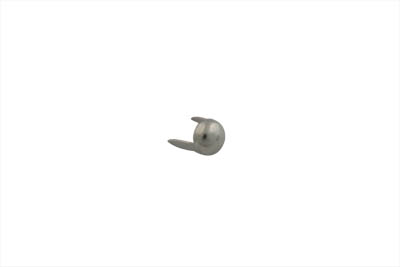 1/4" Round Saddlebag Spot Nickel - 50 Pack