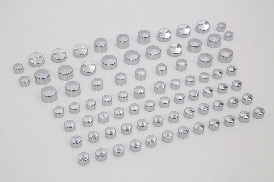 Wyatt Gatling Chrome Bolt Cap 79 Piece Cover Kit