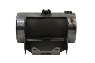 Raw Round Oil Tank Side Fill FLST FXST 2000-UP