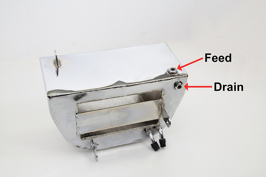 Chrome Oil Tank