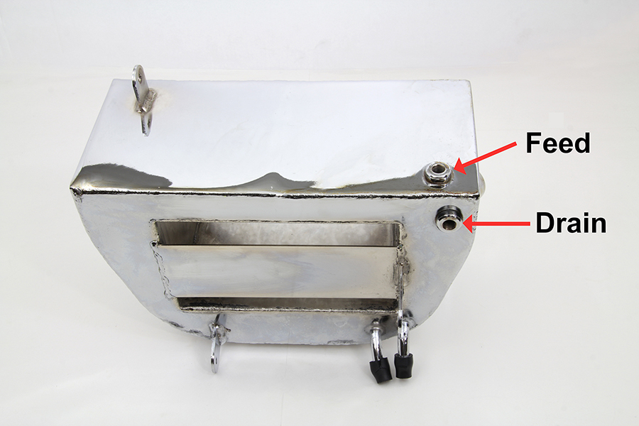 Chrome Oil Tank