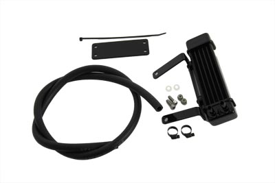 Jagg Black Oil Cooler for FXST 2000-UP Softail Standard