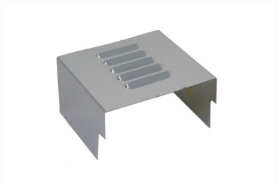 Chrome Louvered Battery Side Cover