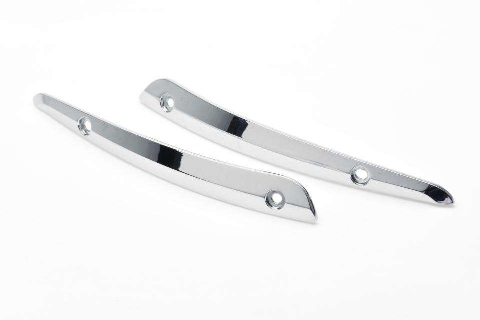 Chrome Split Windshield Trim Set