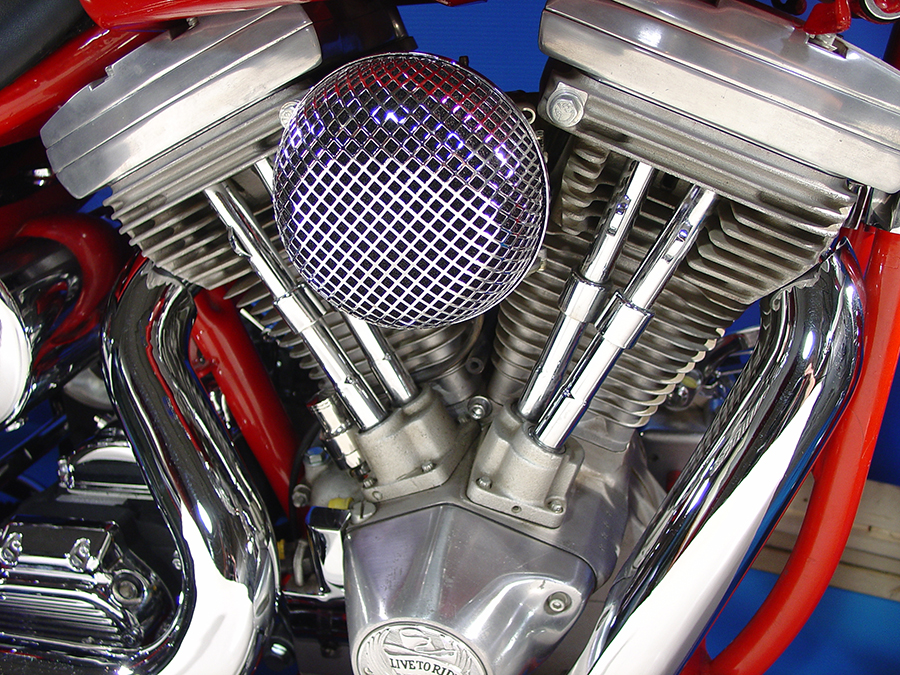 Pushrod Cover Set Chrome