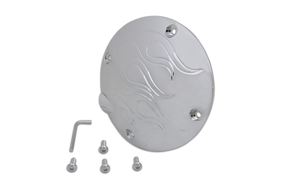 Flame Clutch Inspection Cover Chrome