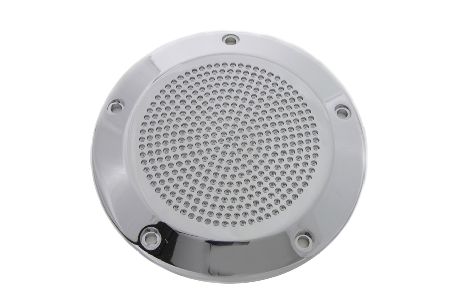 Chrome Perforated 5-Hole Derby Cover