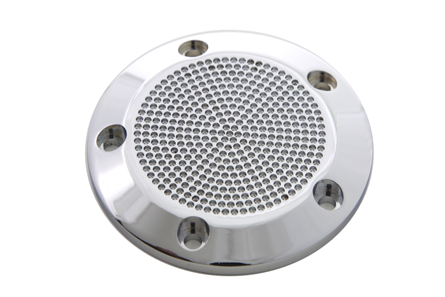 Chrome 5-Hole Perforated Ignition System Cover