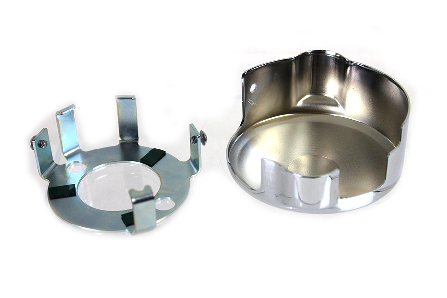 FLT Starter Motor End Cover Kit Chrome