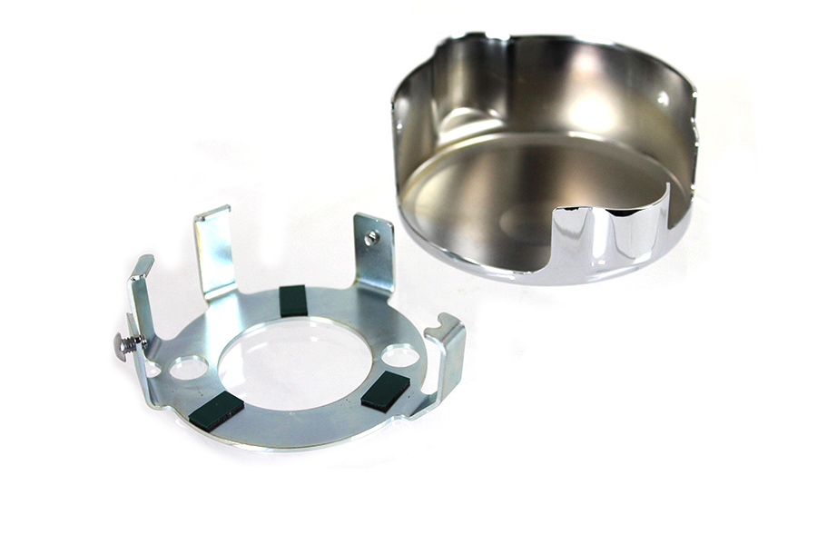 FLT Starter Motor End Cover Kit Chrome