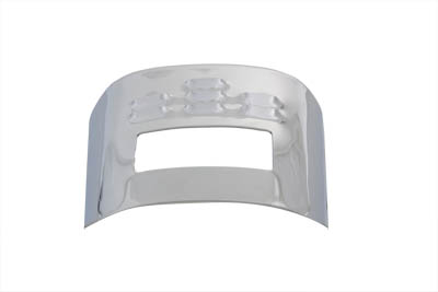Chrome Tail Lamp Visor Louvered for 1973-1998 Models
