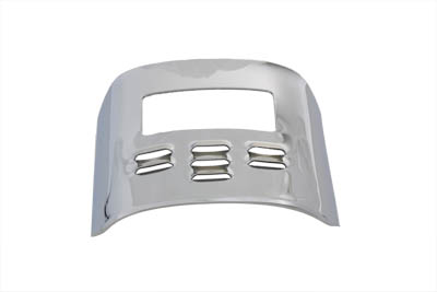 Chrome Tail Lamp Visor Louvered for 1973-1998 Models