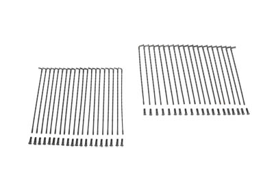Chrome 21 Spoke Set Rippled Type Buchanan