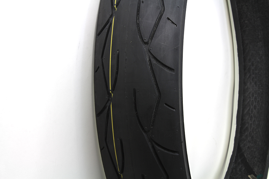 Vee Rubber 120/70H X 21 Whitewall Tire