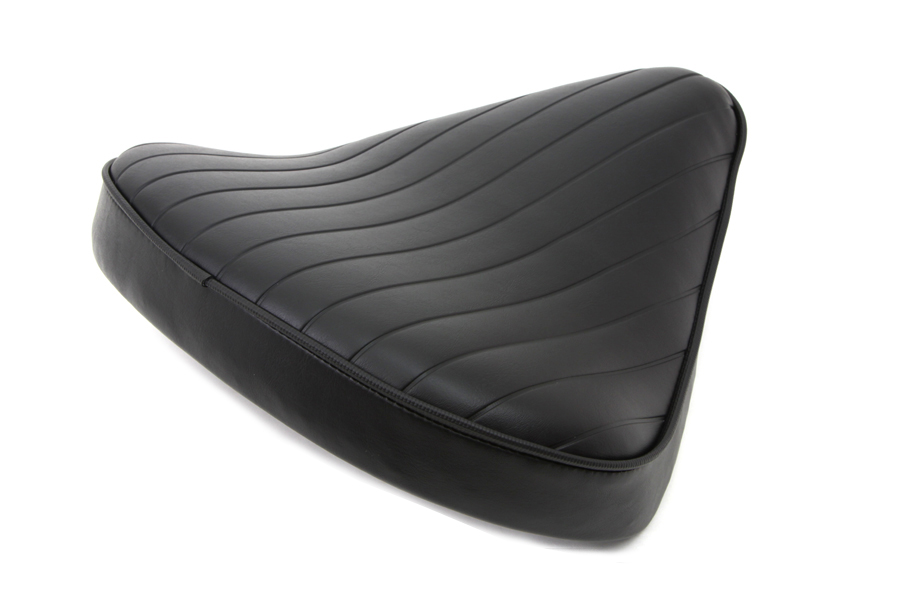 Black Tuck and Roll Solo Seat Large