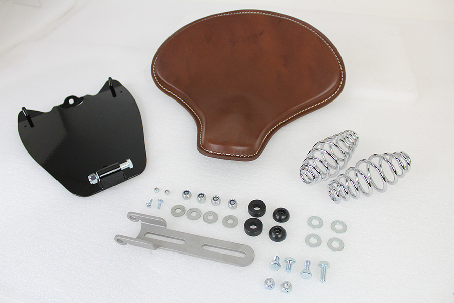 Indian Scout Leather Solo Seat Kit Brown
