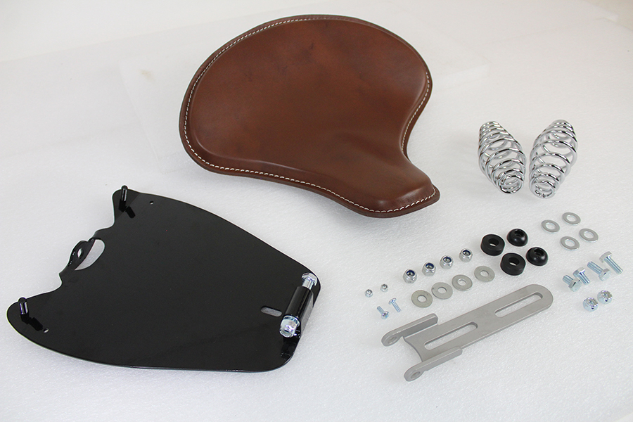 Indian Scout Leather Solo Seat Kit Brown