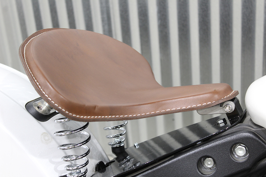 Indian Scout Leather Solo Seat Kit Brown