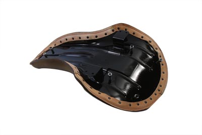 Brown Leather Buddy Style Seat for 1929-84 Big Twins