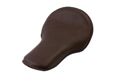 Brown Leather Buddy Style Seat for 1929-84 Big Twins