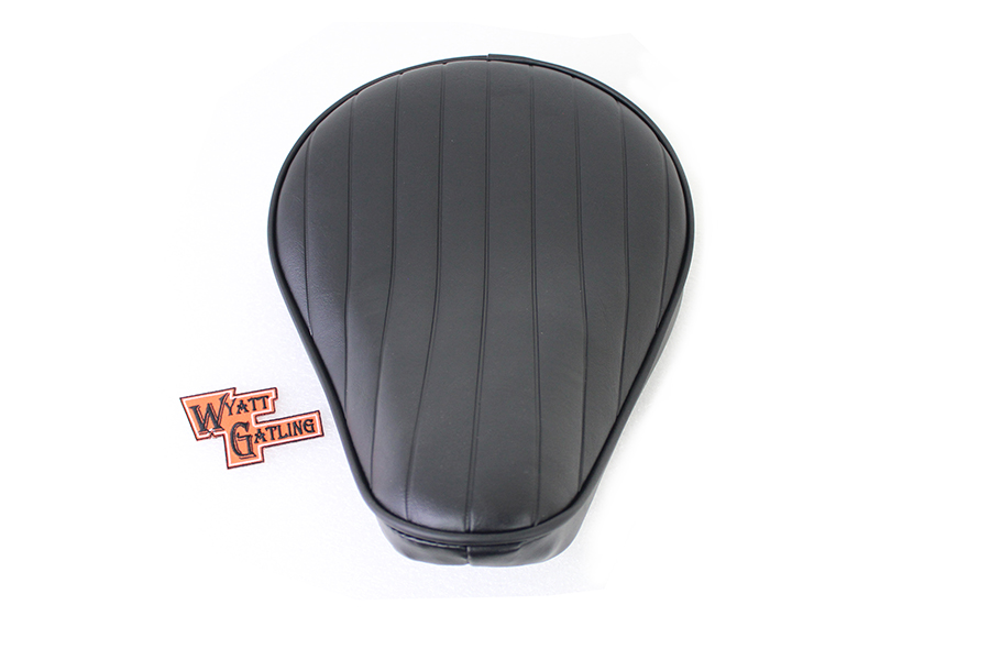 Black Tuck and Roll Solo Seat Small